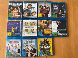 Diverse BluRay's (Komödien / Thriller)