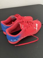 Puma Ultra Fussballschuhe rot blau Grösse 37 gebraucht