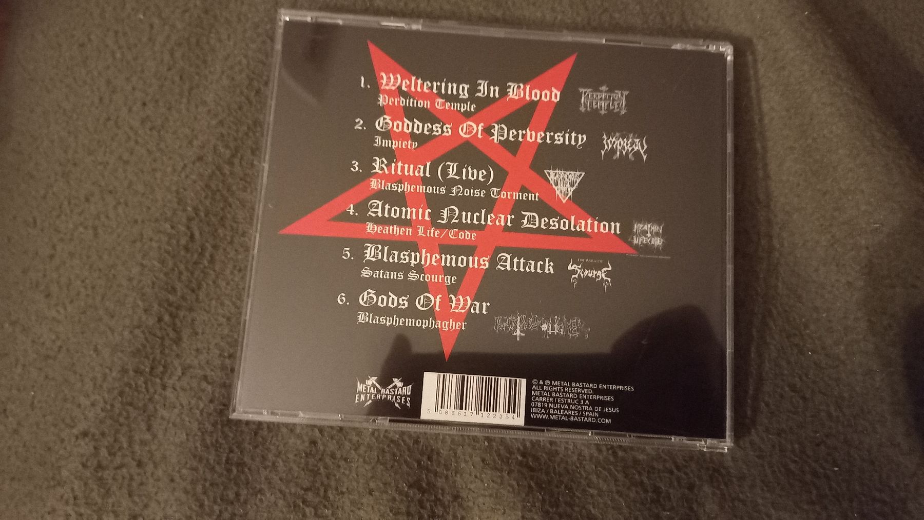 CD: Tribute to Blasphemy - Black Metal CD – Usato da Olten venduto da Donatello1984 1
