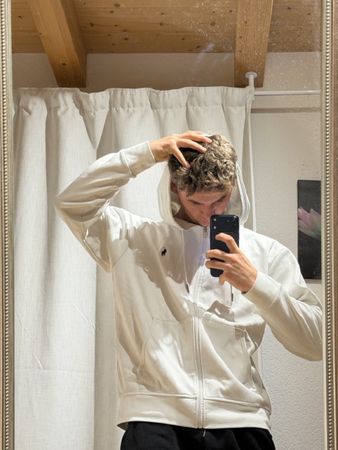 Ralph Lauren Kapuzenjacke weiss