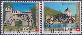 2017, B335-B336 mit Ersttags-Halbmond-Stempel BERN