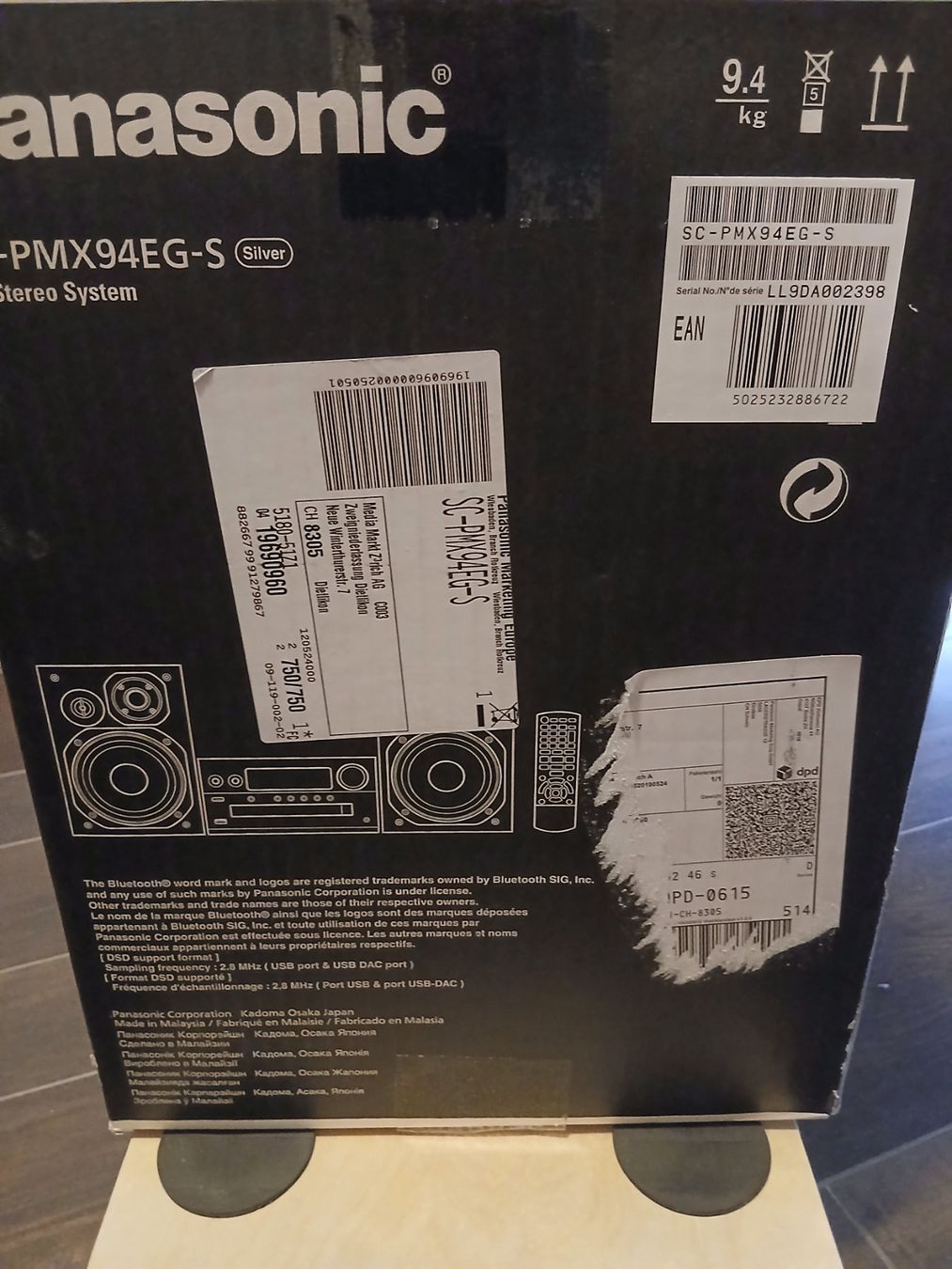 Panasonic Lettore multimediale & Streamer: Panasonic SC-PMX94EG-S (Silver) Neu – Nuovo e nell'imballaggio originale da Pfungen venduto da evala50 4