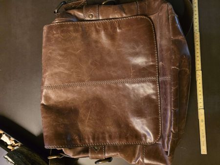 Fossil Messenger Bag aus Leder – Vintage-Stil – Top Zustand