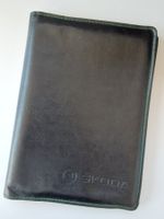 Original Skoda Bordmappe Ledermappe - gut erhalten