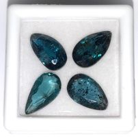 4x Kyanites poire 9.88 ct - Valeur 474.- Fr