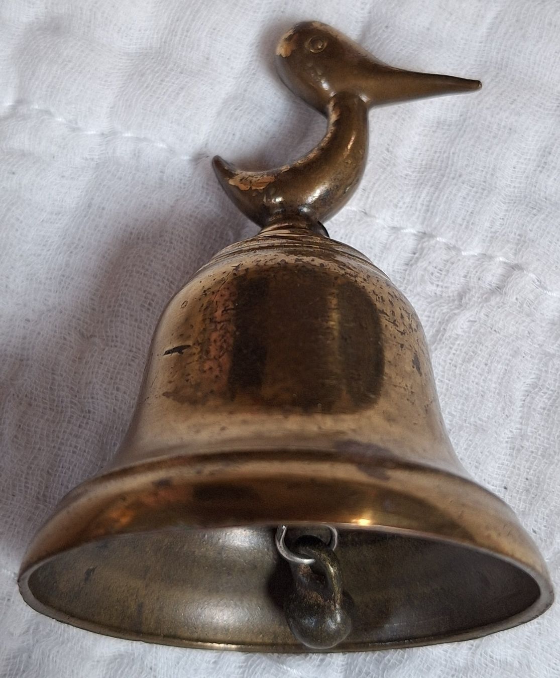 Glocken & Treicheln: Messingglocke mit Vogelgriff – Gebraucht aus Oberriet SG von Atir47 2