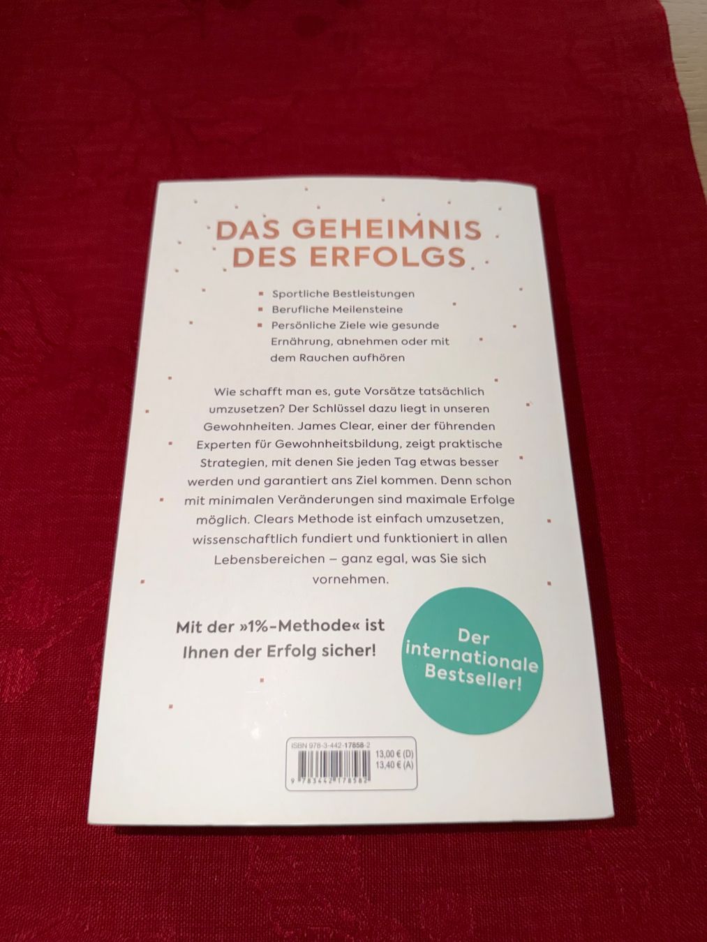 Livres: Buch James Clear – Die 1% Methode – D'occasion à Greifensee par potenza66 1