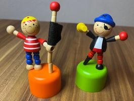 LOTTO SPIELE HOLZ FIGUREN (d23)