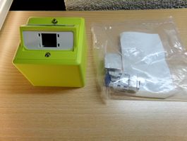 Feller Edizio Due AP RJ45 lemon mit Anschlussmodul R&M