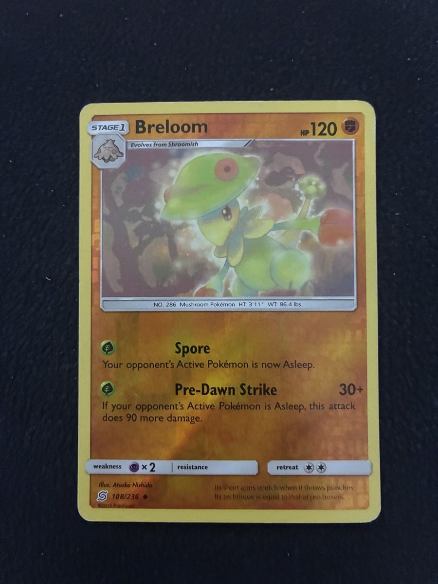 Pokémon Carte collezionabili: UNFIELD MINDS # 108 BRELOOM PL – Nuovo (secondo la descrizione) da Taverne venduto da YOHISTORE