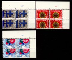 1977, Sonderpostmarken, Viererblöcke, ET