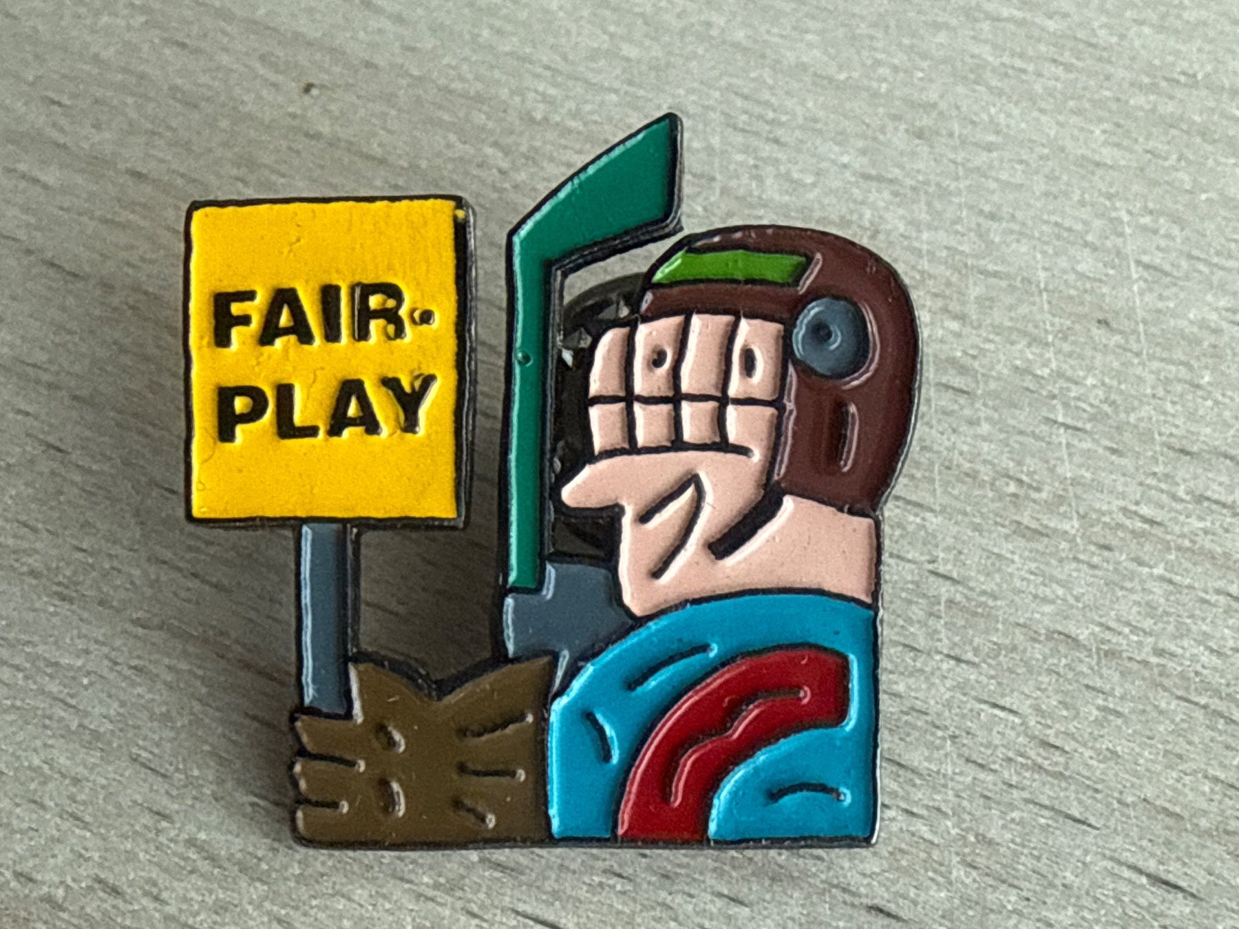Plaketten & Abzeichen: Pin Fair Play – Gebraucht aus Glattbrugg von Schweigmatt