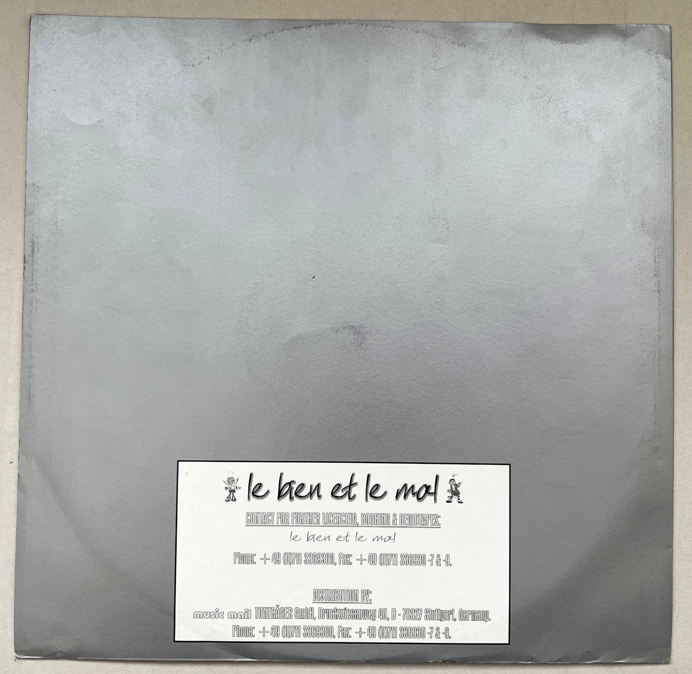 Dischi in vinile: Le Bien Et Le Mal - Vinyl – Usato da Oftringen venduto da Vucki 2