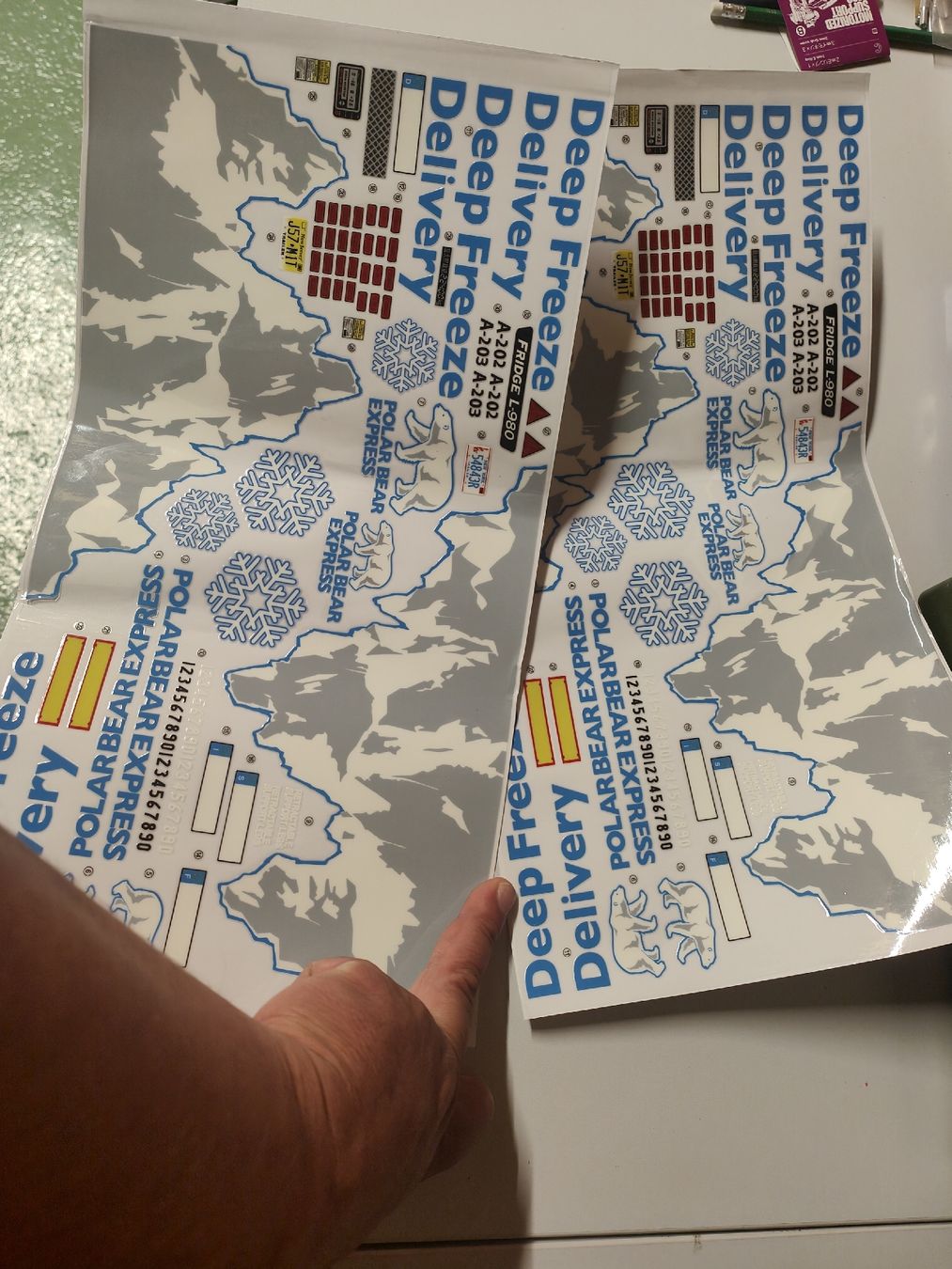 Tamiya Modellismo RC: rc trucks auflieger stickers decal – Nuovo (secondo la descrizione) da Schöftland venduto da magicX01 2