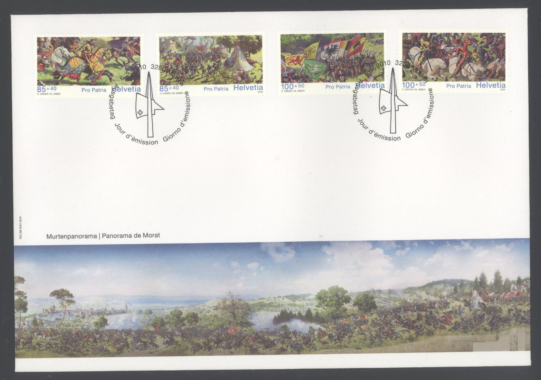 Tutti i francobolli: 2010, Pro Patria, FDC, E6 – Usato da Willisau venduto da Vollstempel
