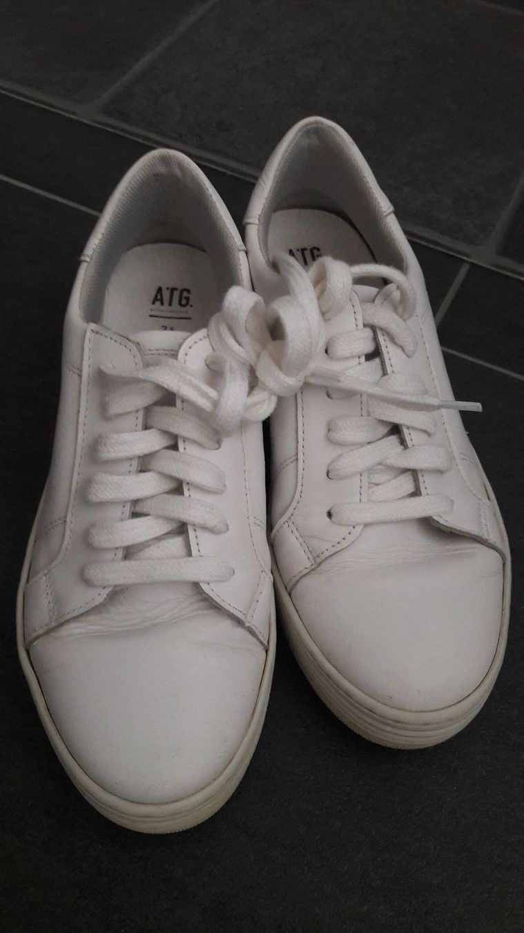 Scarpe da donna: Sneakers, weiss, Leder, Gr 36 – Usato da Basel venduto da Luzora 2