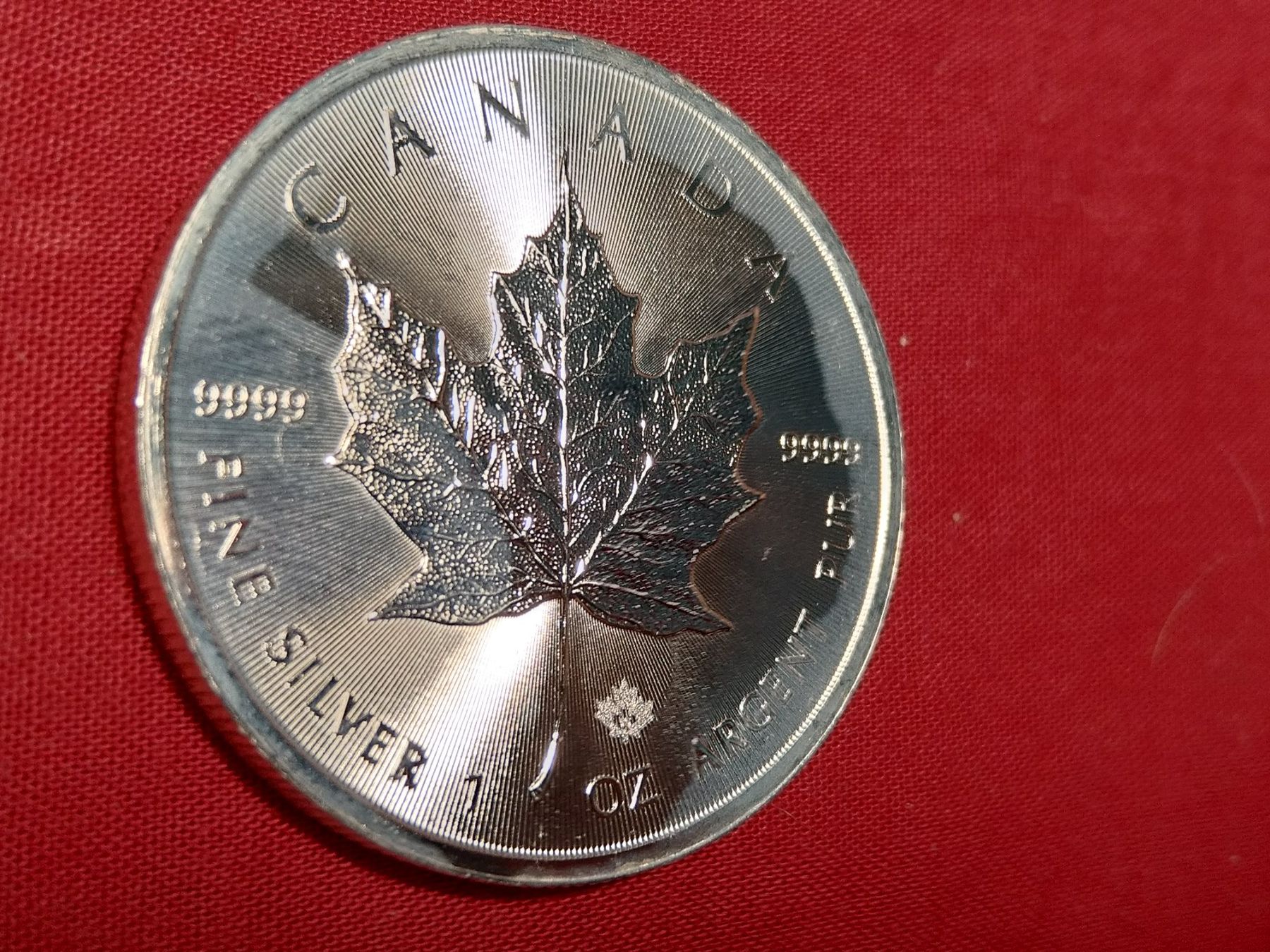 Tutti le monete: Silber Maple Leaf 1 oz - 2015 – Usato da Dättlikon venduto da Bucher88