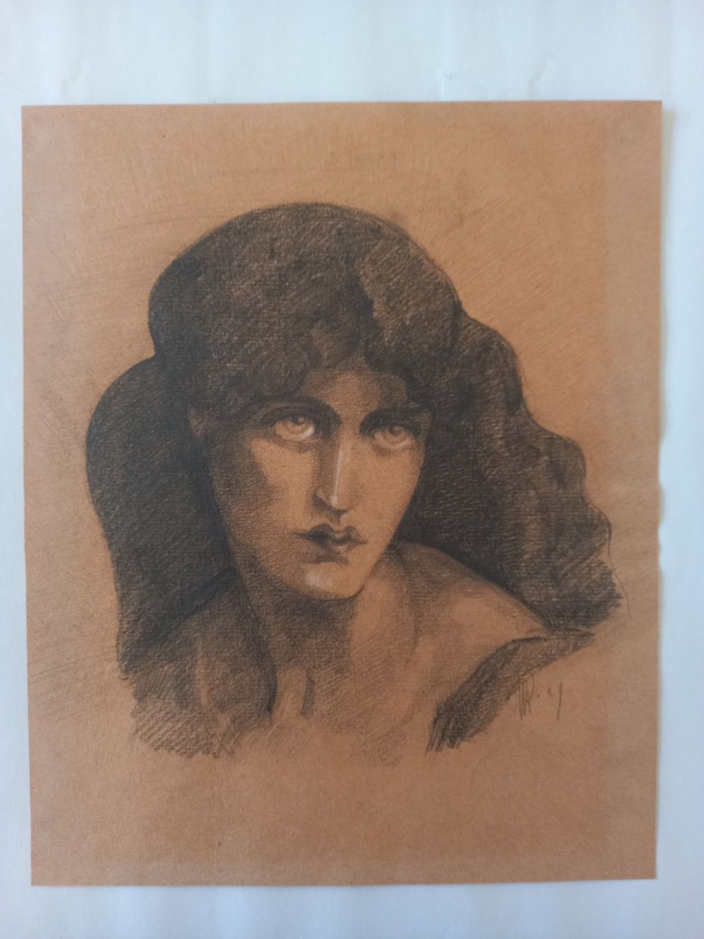 Gemälde: Frauenportrait von Willy Roth – Gebraucht aus Binningen von trovata 1