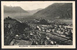 Bellinzona, Stazione Ferroviara e Castel