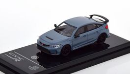 Honda Civic Type-R FL5 seit 2023 grau / schwarz       1:64