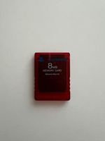 Playstation 2 Memory Card 8 MB - Rot - Gebraucht! Top!