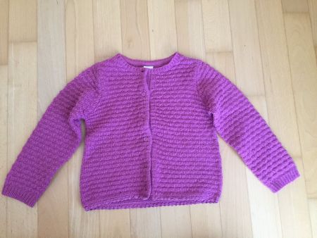 Cardigan mit Strickmuster