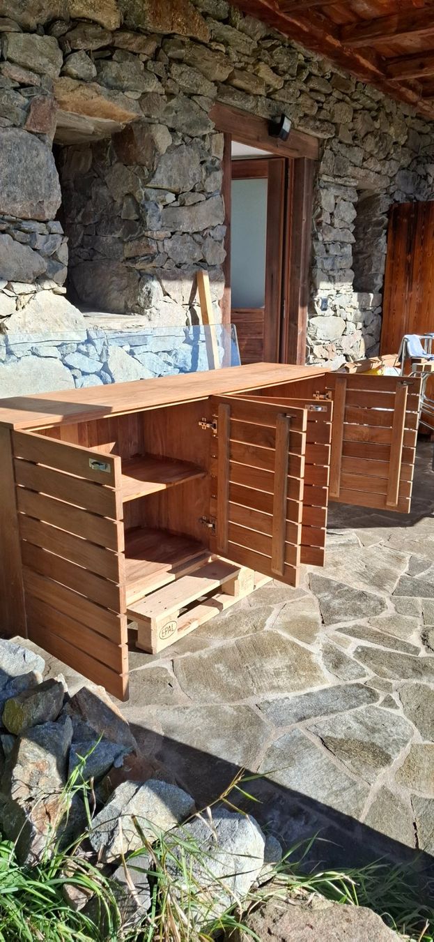 Articoli in legno: Meuble en Teck massif Horizon – Usato da Ravoire venduto da tom_ty8g 4