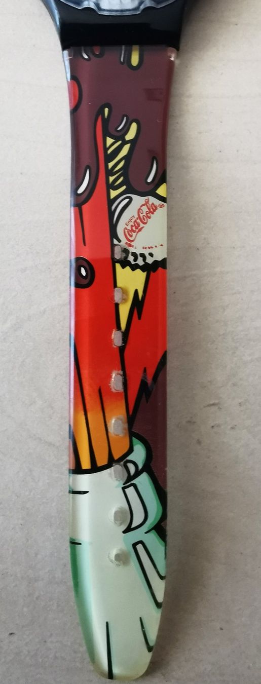 Swatch Orologi: Swatch Uhr Coca-Cola "Thirsty" Modell selten – Usato da Sulgen venduto da mabaeurle 4