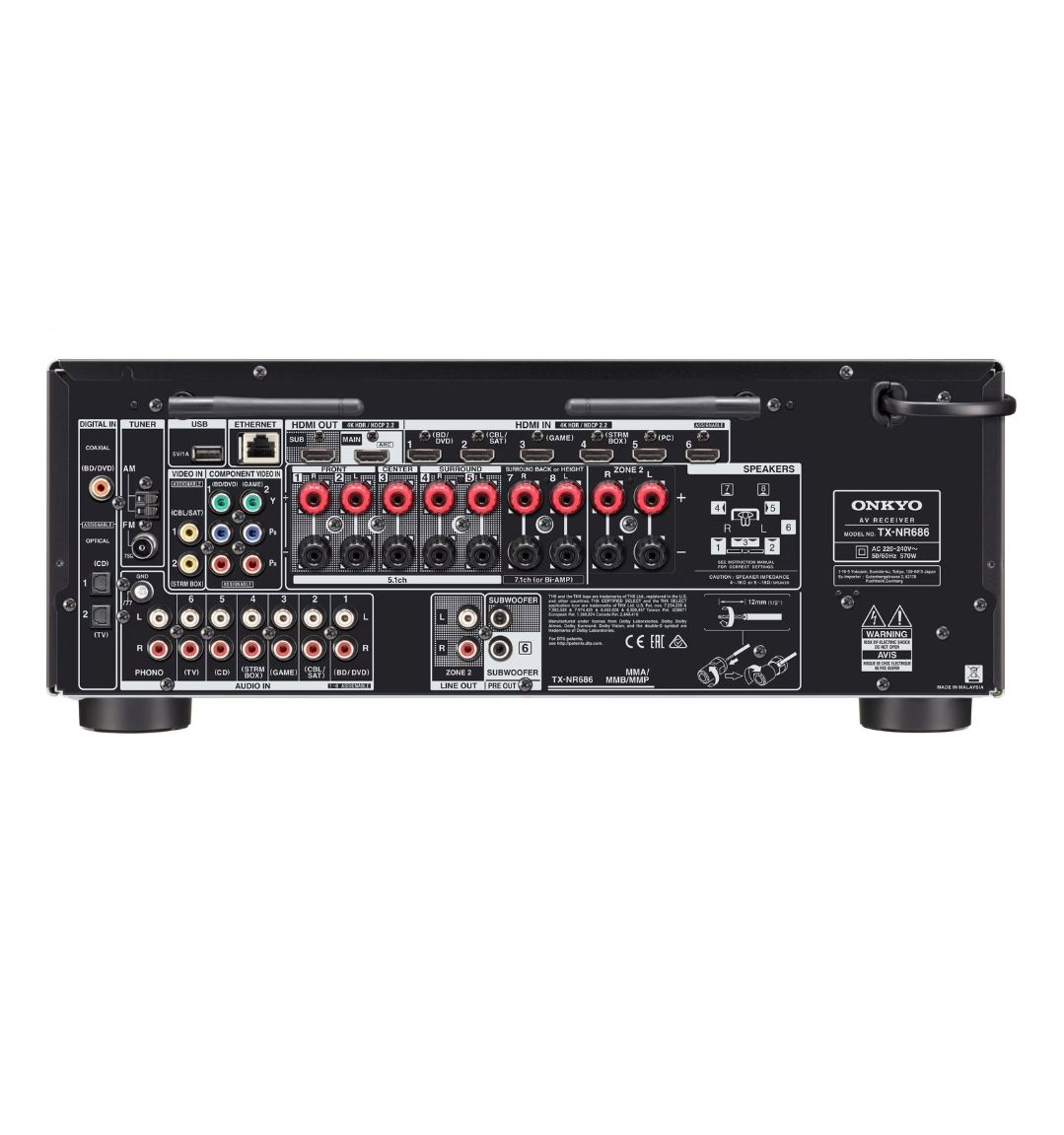 Onkyo Home cinéma: Onkyo TX-NR686 Receiver  – D'occasion à Rubigen par Iseli18 1