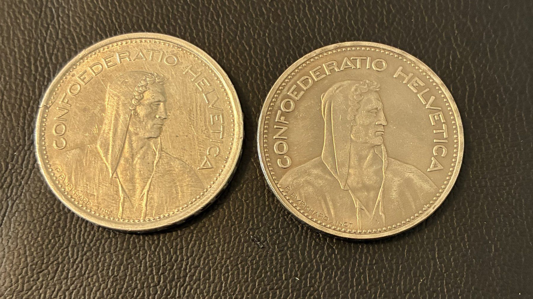 Tutti le monete: 2 Silber 5Fr. 1967 und 1969 – Usato da Köniz venduto da Habenix 1