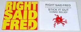Right Said Fred CD- Up+ Right Said Fred single- Stick it Out