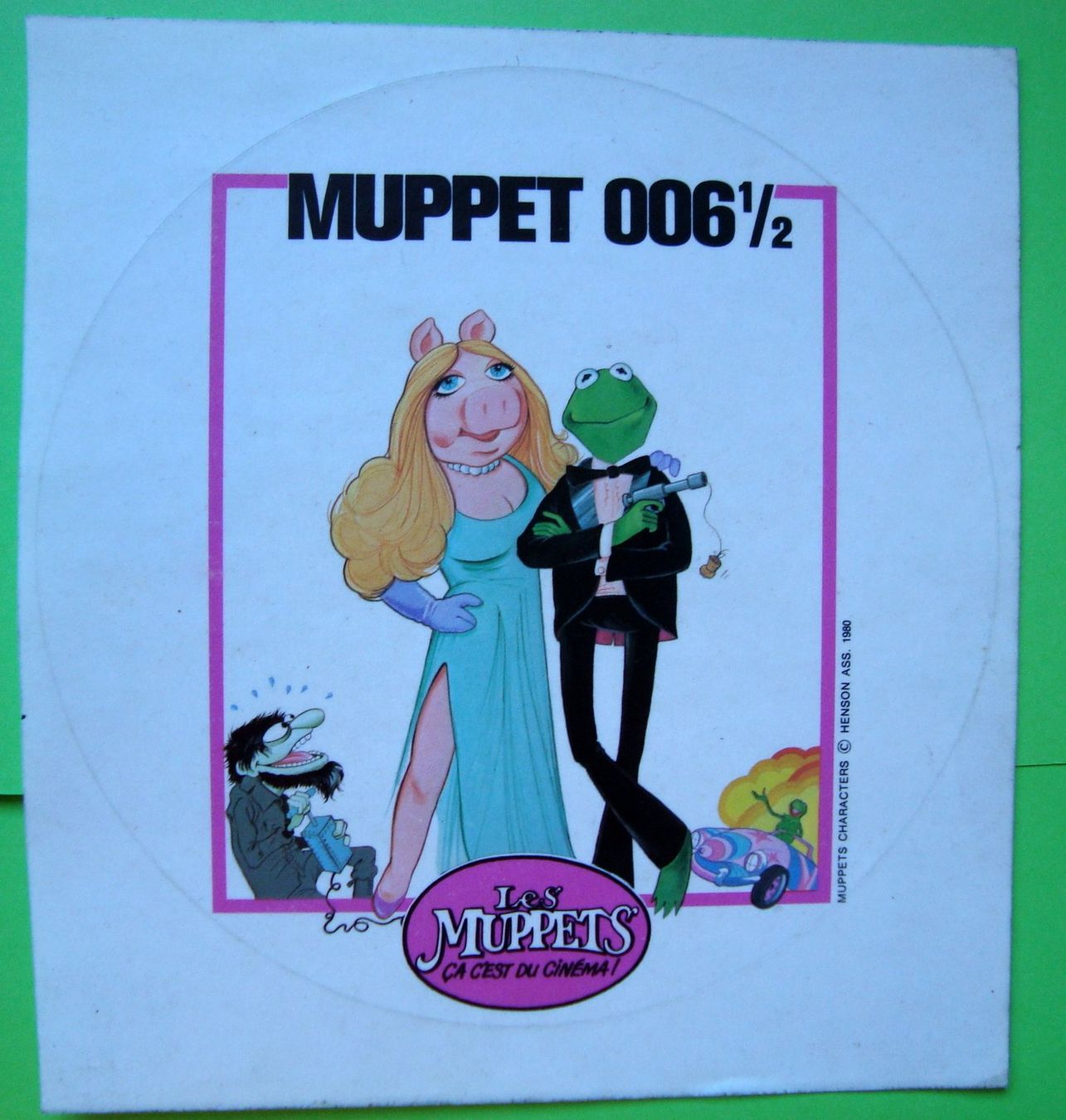 Sticker: Autocollant, Aufkleber, sticker Les Muppet's, Muppet 006 1/2 – Nuovo e nell'imballaggio originale da Martigny venduto da Abm1000