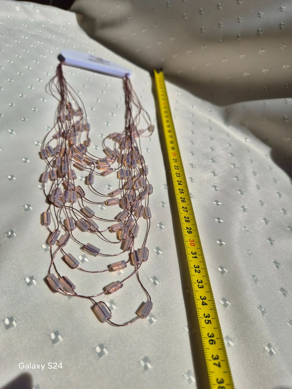 Ketten: Neue Sommerkette mit hellrosa Perlen, lang! – Neu (gemäss Beschreibung) aus Losone von bal_gfp6 1