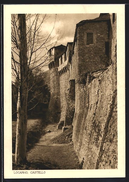 Ansichtskarten: AK Locarno, Castello – Gebraucht aus Berlin von bartko-reher