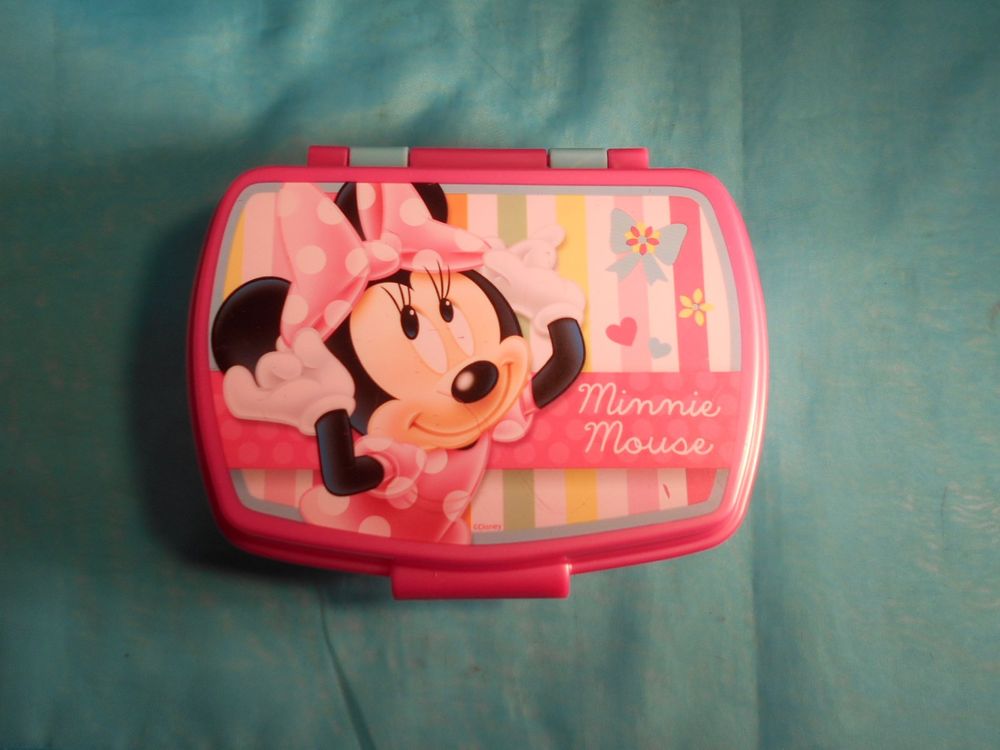 Disney Minnie Mouse Lunchbox Brotdose Minnie Mouse, Vesperdose Mit 3 Fächern