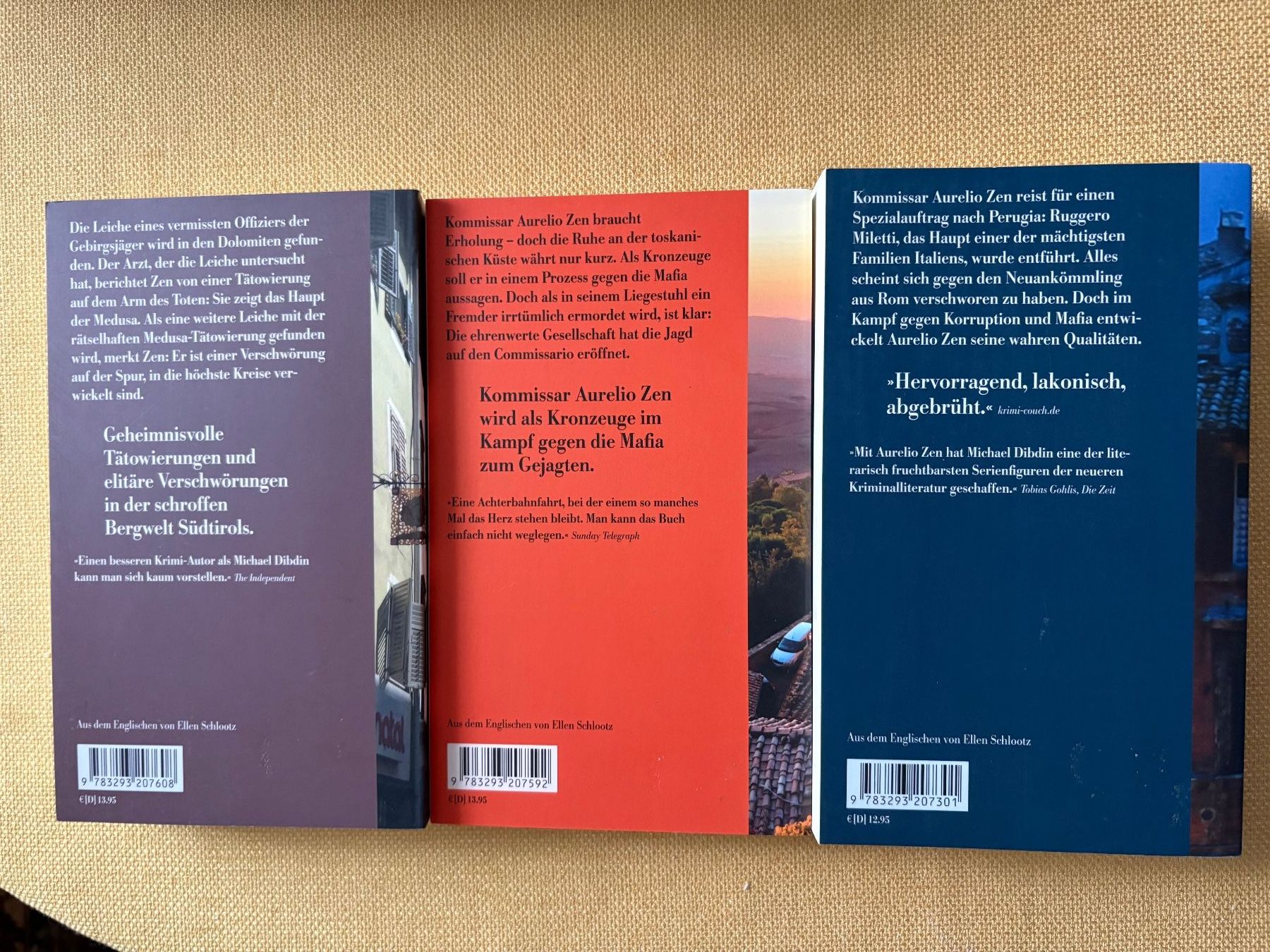 Bücher: 10 Krimis aus Italien - Michael Dibdin – Gebraucht aus Oberweningen von Gerini 9