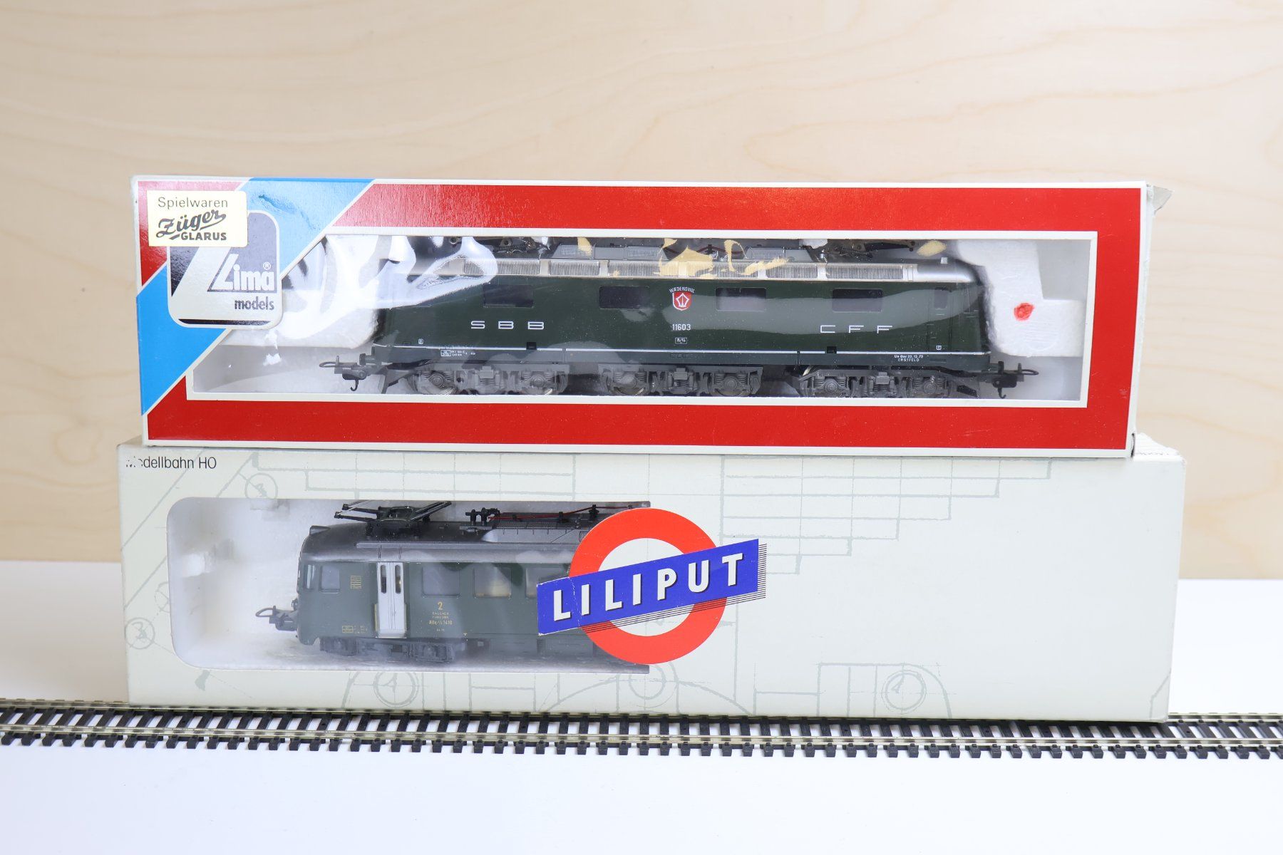 Lima Modellini di ferrovie: Lima Doppelpack SBB E-Loks H0 - DC schöne Modelle – Usato da Winterthur venduto da Monstera 4