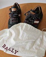 Bally Sneaker Herren Leder Schwarz, inkl. Staubbeutel
