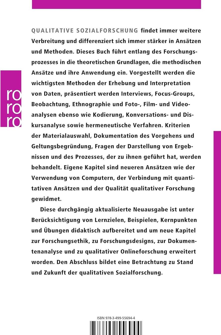 Bücher: Qualitative Sozialforschung: Eine Einführung  von Uwe Flick – Gebraucht aus Basel von Luge 1