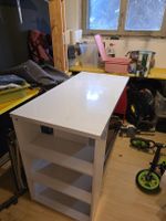 Weisse Bar/Bartisch Jordyn von Conforama 119x59x89.8cm