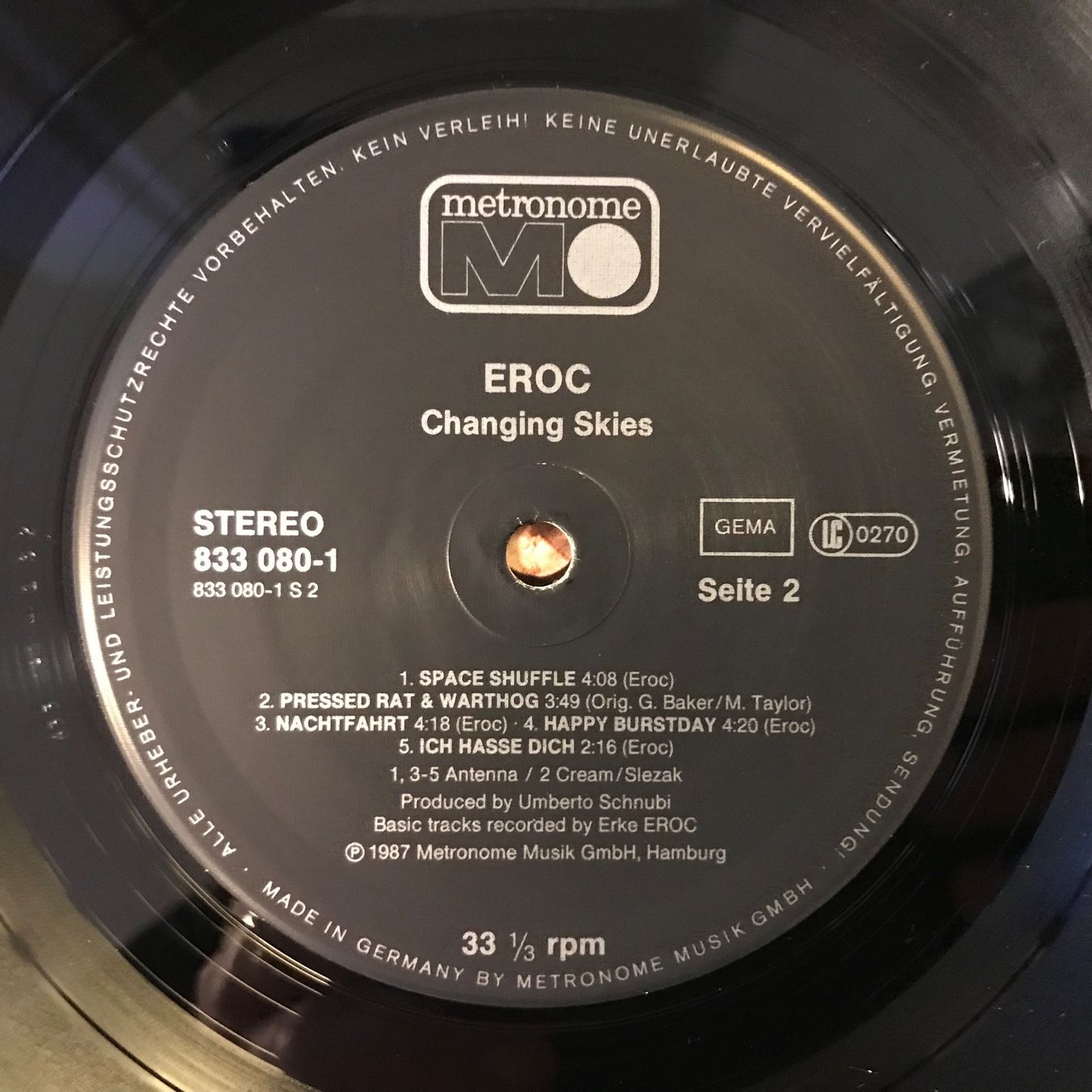 Vinyles: Eroc - Changing Skies – D'occasion à Aesch BL par BlueMusicRecords 5