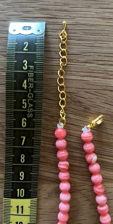 Catenine: Rhodochrosit Edelstein Halskette NEU  – Usato da Basel venduto da Findus78 3