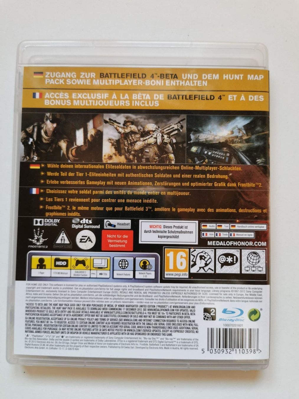 Sony Spiele: Ps 3 - Medal of Honor Warfighter – Gebraucht aus Lenzburg von eyworld 2