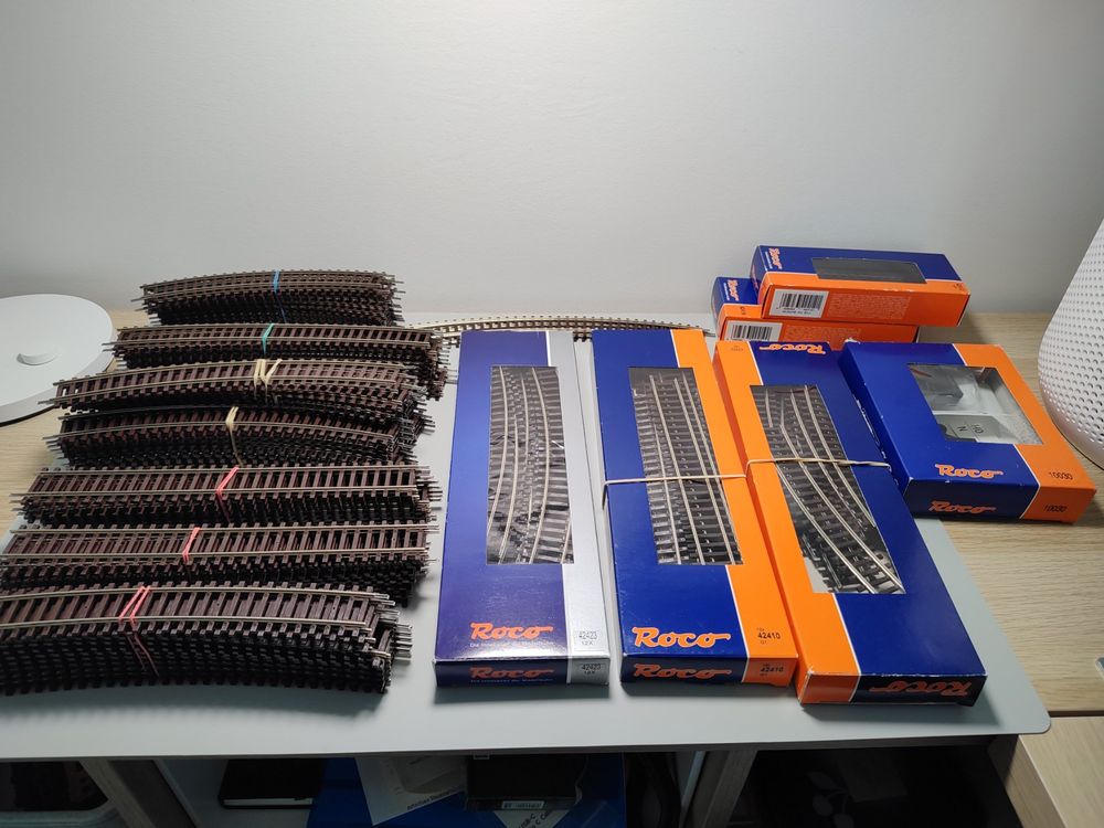 Roco H0 Gleise (Über 125 Stuck) (Neu (gemäss Beschreibung)) in ...