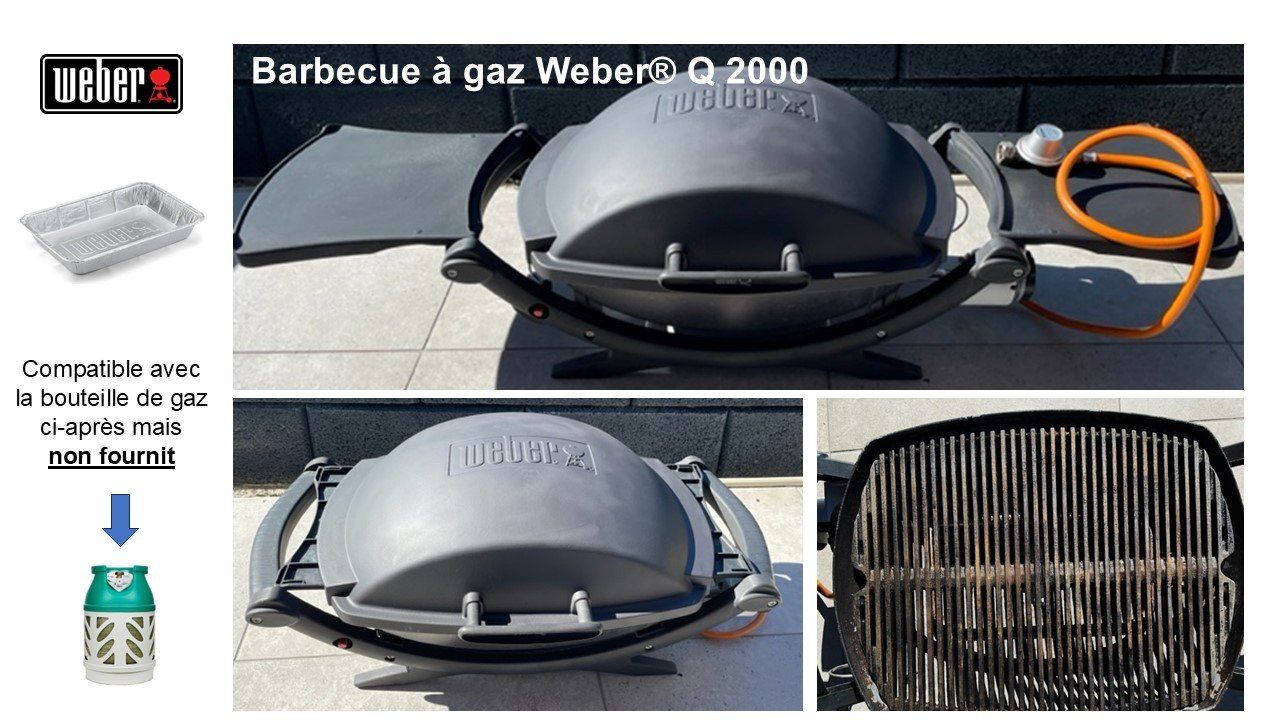 Weber Griglie: WEBER BBQ Q 2000 a Gaz – Usato da St-Légier-Chiésaz venduto da EvaVDRiviera
