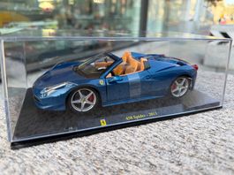 ⭐ Ferrari 1:24 458 spider blu   ⭐