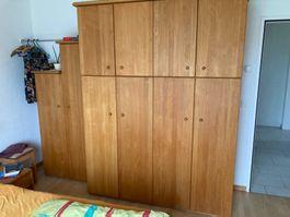Set Massivholz Schränke & Kommode