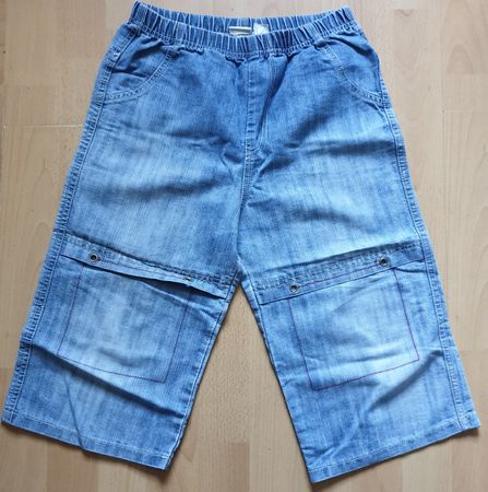 Coole Jeans-Bermudas Gr. 134/140 für Jungs, Top Zustand