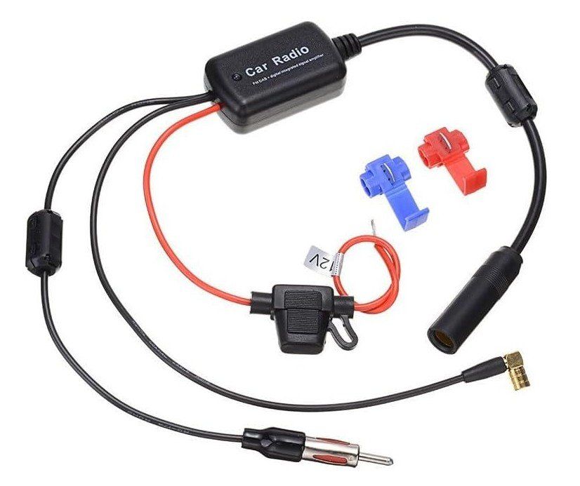 Adattatori: FM+DAB+ Antennen-Splitter mit Verstärker, gebraucht – Usato da St. Pantaleon venduto da datendrang1
