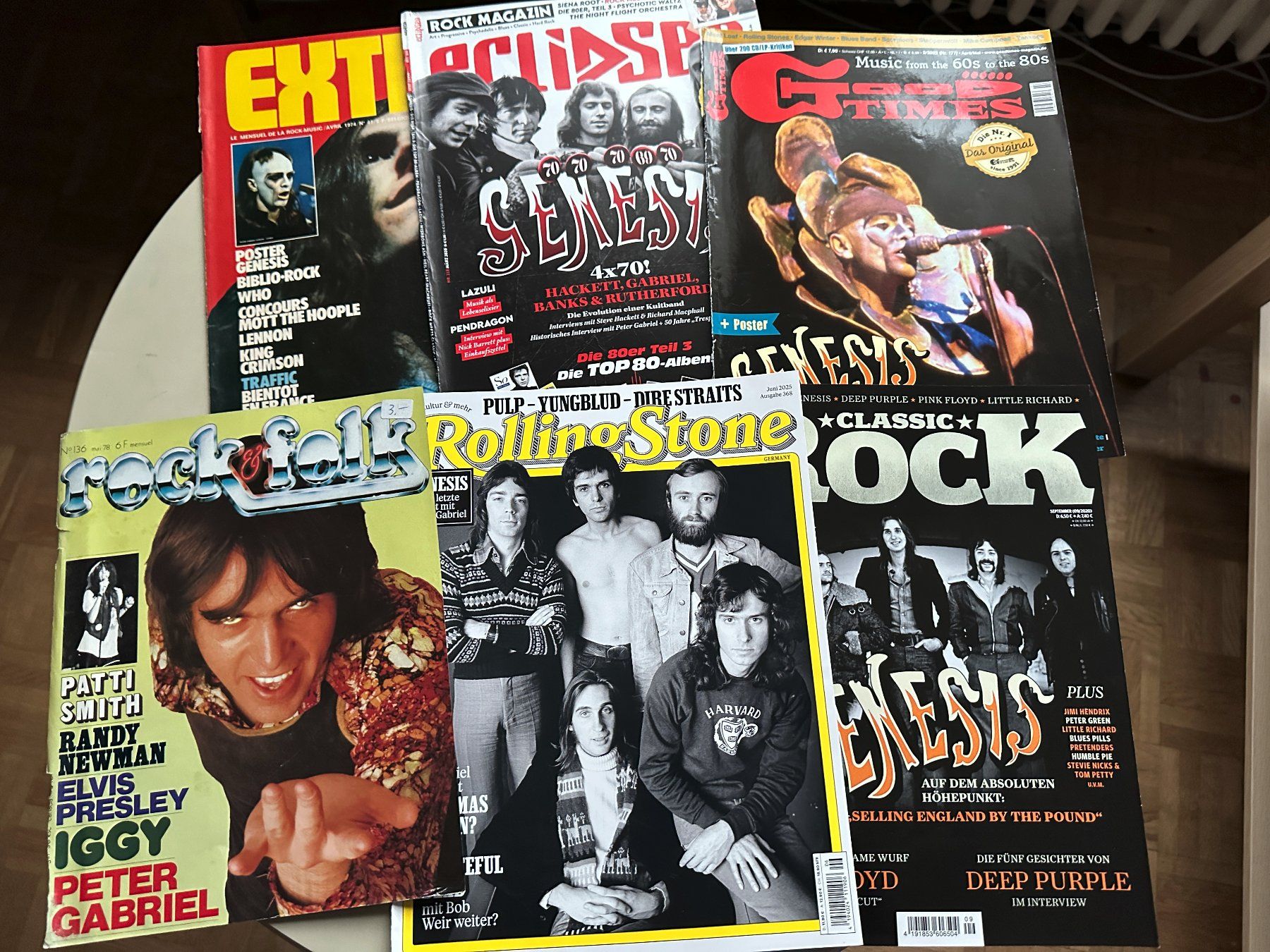 Zeitschriften & Magazine: PETER GABRIEL GENESIS tolle Berichte + Poster Sammlung 70's – Gebraucht aus Basel von Partridge